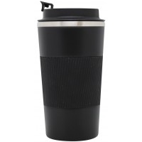 Термокухоль вакуумний герметичний BPA FREE, 500 мл (чорний)
